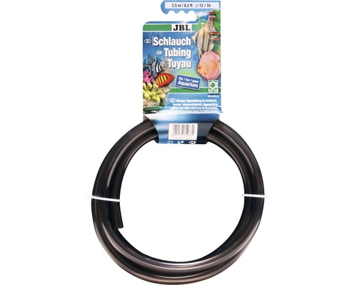 Aquarienschlauch JBL 12/16 2,5 m grau JBL Schlauch, 2,5 Meter, Durchmesser 12/16 Millimeter, für Aquarien