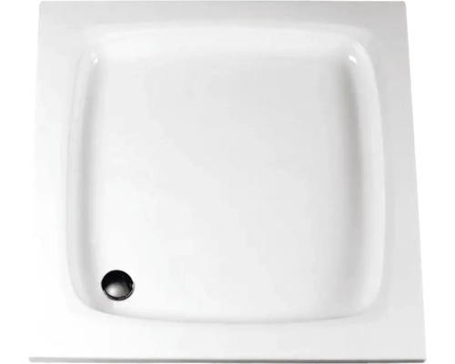 Receveur de douche carré en acrylique sanitaire avec écoulement