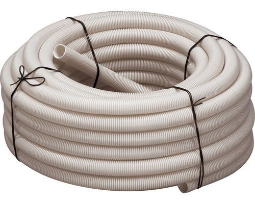 Conduit spiralé renforcé M25, 50 m gris