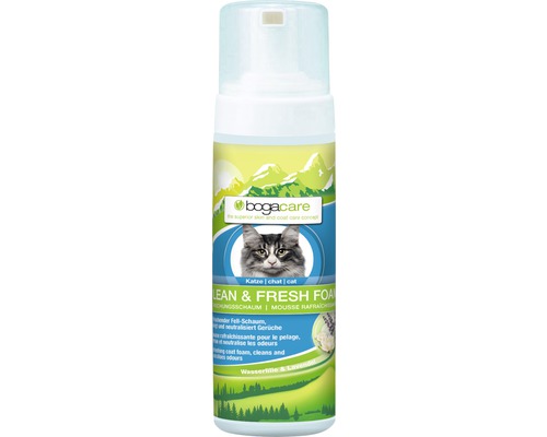 Shampooing pour chats bogacare Clean & Fresh mousse 150 ml