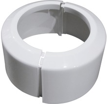Rosace rabattable en PVC pour WC blanche-thumb-0