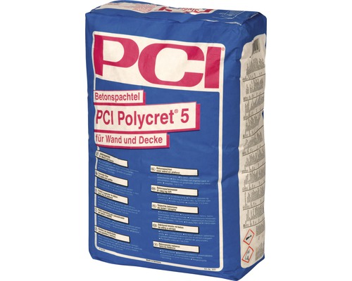 PCI Polycret® 5 Betonspachtel für Wand und Decke 25 kg