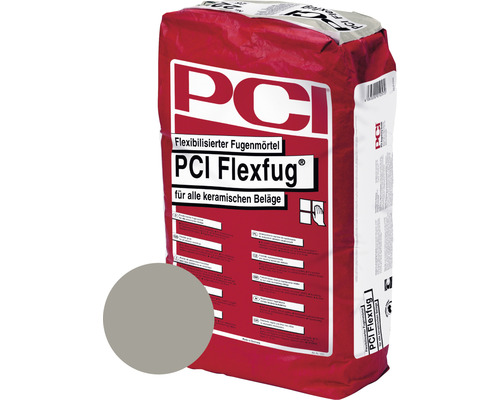 Mortier de jointoiement PCI Flexfug flexible pour tous les sols en céramique gris sable 25 kg Mortier de jointoiement PCI Flexfug flexible pour tous les sols en céramique gris sable 25 kg