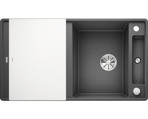 Évier de cuisine avec planche à découper