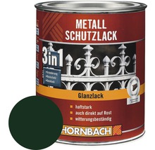 Peinture anti-rouille HORNBACH 3 en 1 brillante vert foncé 2,5 l