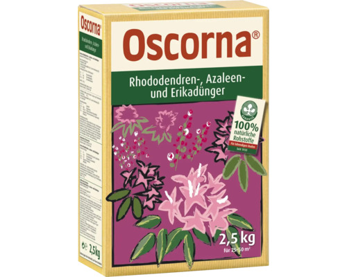 Rhododendron, - Azaleen, und Erikadünger Oscorna 2,5 kg organischer Dünger