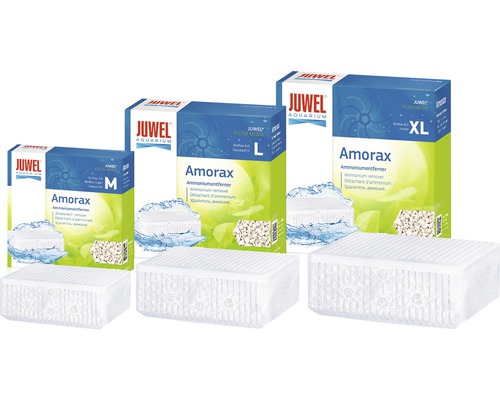 Juwel Amorax éliminateur d''ammonium tailles M, L et XL pour aquariums