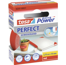 Ruban toilé tesa extra Power Perfect rouge 275 m x 19 mm
