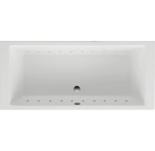 Rechteckige Badewanne mit Whirlpoolfunktion von oben