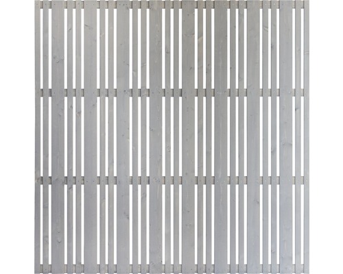 Panneau de clôture en bois Konsta Makani 180 x 180 cm gris clair-0