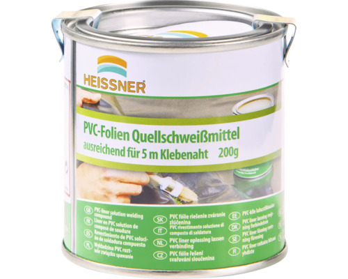 Heissner PVC Folien Quellschweißmittel Dose für fünf Meter Klebenaht