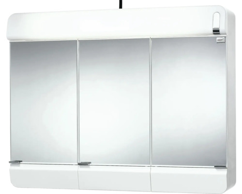 Armoire de toilette LED Sieper Alida blanc 68,5x54,5 cm IP20 avec réglette d'éclairage LED