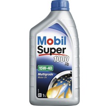Mobil Super 1000 X1 15W-40 Mehrbereichs-Motorenöl in einer 1-Liter-Flasche