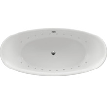 Bain à remous ovale avec jets et drain