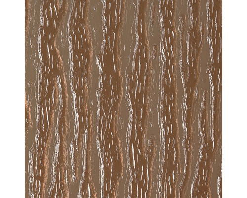 Polystyrolplatte 5x500x1000 mm Rinde bronze Dekorglas mit organischer Struktur