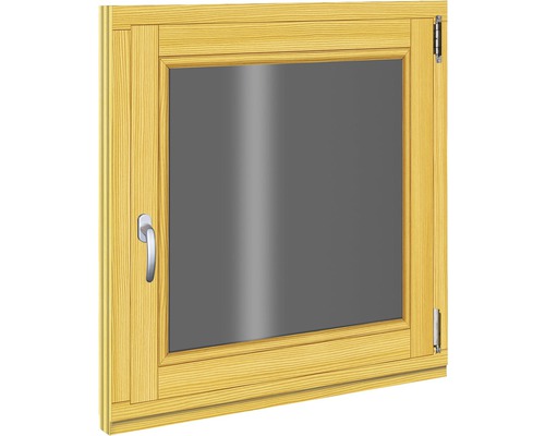 Fenêtre en bois d'épicéa 780x780 mm tirant droit-0