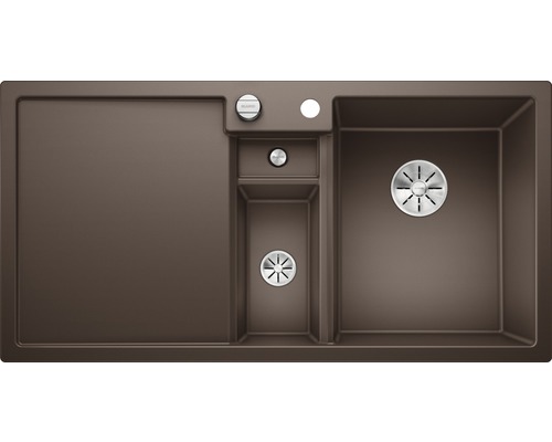 Spüle mit Abtropffläche und zwei Becken