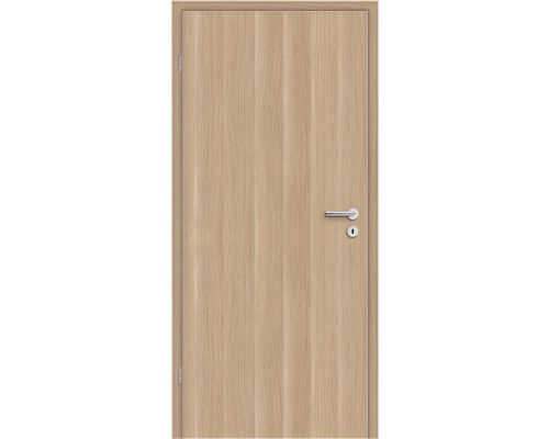 Porte intérieure avec poignée de porte et serrure