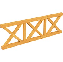 Poutre en bois avec croisillons