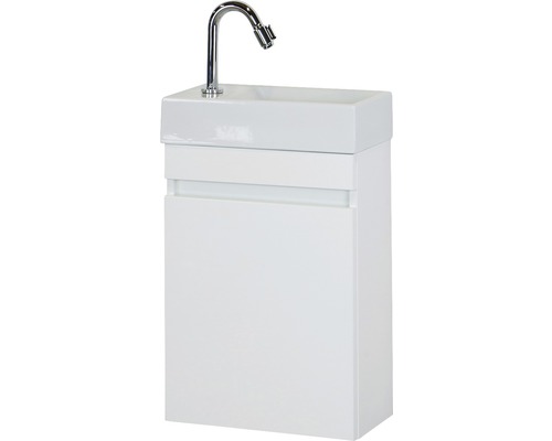 Meuble-lavabo avec armoire et robinetterie