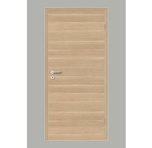 Porte en bois avec poignée et serrure