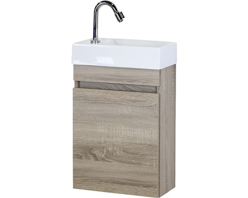 Meuble-lavabo avec meuble sous-vasque et robinet