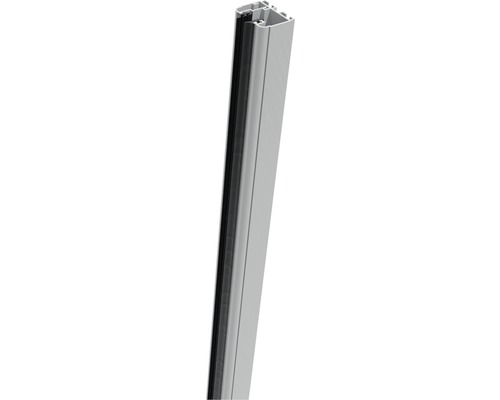 Rail de serrage GroJa Belfort à droite 181 cm gris argent Profilé d''angle en aluminium