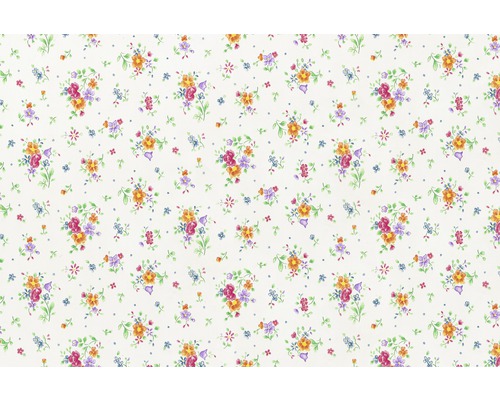 Blümchenmuster mit kleinen Blumenbouquets und Punkten