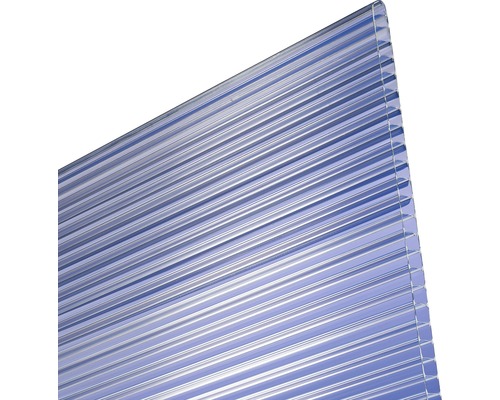 Panneau alvéolé/Entretoise Gutta en polycarbonate transparent 10,7-10 transparent 6000 mm x 1050 mm x 10 mm Panneau alvéolé/Entretoise Gutta en polycarbonate transparent 10,7-10 transparent 6000 mm x 1050 mm x 10 mm