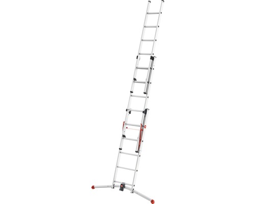 Mehrzweckleiter aus Aluminium mit Standfuß