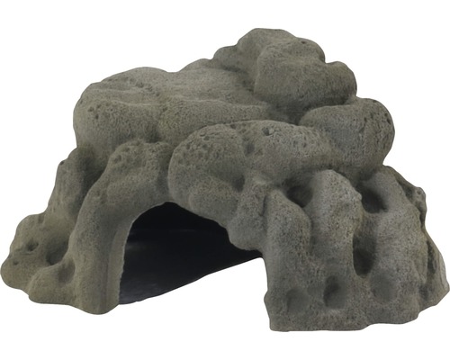 Décoration VARIOGART caverne pour perche pierre concassée Cachette décorative en pierre pour aquariums