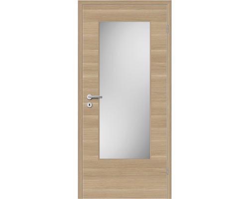 Porte intérieure avec partie vitrée