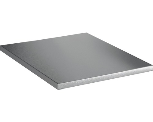 Tablette à système d'emboîtement Vario Schulte 400x350 mm gris