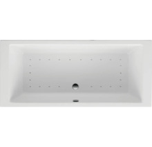 Rechteckige Badewanne mit Düsen zur Hydromassage