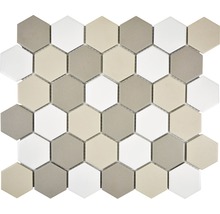 Carreaux de mosaïque de forme hexagonale pour la conception des murs et des sols
