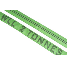 Boucle ronde Mamutec verte 35 mm x 2 m