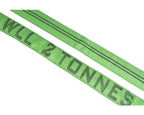 Élingue de levage en textile avec une capacité de charge de 2 tonnes