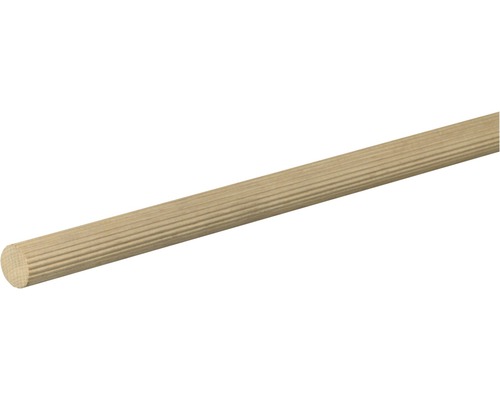 Rundstab Buche geriffelt roh Ø 20 mm L:1000 mm Geriffelter Dübel aus Holz