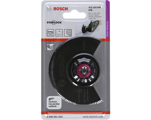 Lame de scie segmentée Bosch ACZ 100 SWE BIM sous blister