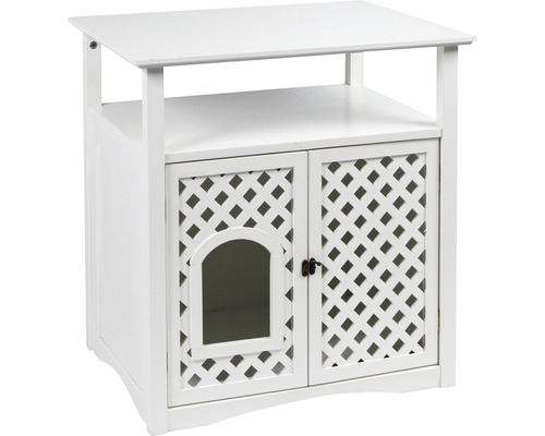 Maison pour chat en bois avec portes grillagées