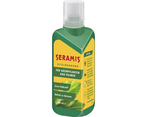 Fertilisant Seramis pour plantes vertes et palmiers 500 ml engrais minéral