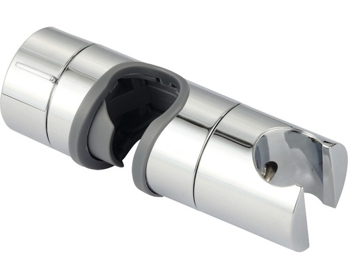 Élément coulissant AVITAL curseur conique universel pour 18, 22 ou 25 mm chrome Support de pommeau de douche en métal chromé