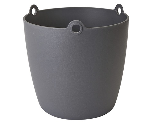 Pot suspendu elho Brussels plastique Ø 18 H 17 cm anthracite