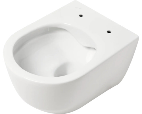 WC suspendu LAUFEN Pro cuvette à fond creux sans bride de rinçage à économie d'eau blanc avec revêtement sans abattant WC H8209664000001