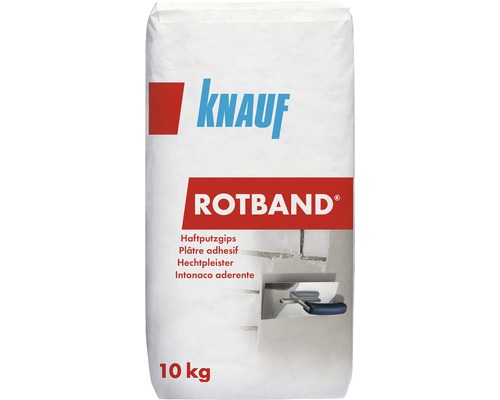 Knauf Rotband Haftputzgips zum Glätten 10 kg Knauf Rotband Haftputzgips 10 kg Sack