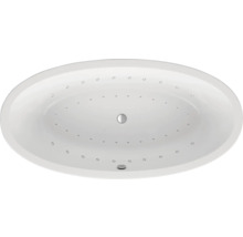 Baignoire balnéo ovale en acrylique sanitaire avec jets