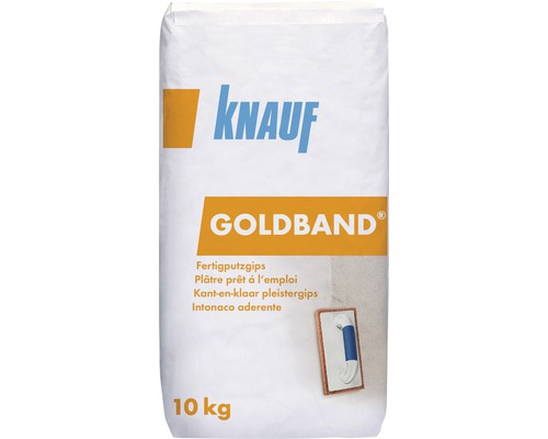 Plâtre prêt à l'emploi à lisser Knauf Goldband 10 kg Sac de plâtre prêt à l''emploi Knauf Goldband, 10 kg