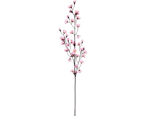 künstlicher Kirschblütenzweig H 84 cm rosa Dekorativer Zweig mit kleinen Blüten als Dekoration
