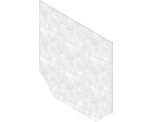 Paroi frontale fermée zinguée Hauraton Faserfix KS 150 type 01 210 mm x 220 mm Panneau décoratif aspect marbre