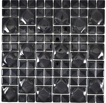 Mosaikfliese aus Glas in quadratischer Form